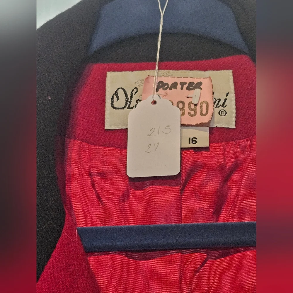 Oleg Cassini 70s Vintage Wool Dry-Cleaned Suit Jacket - Picture 4 of 5